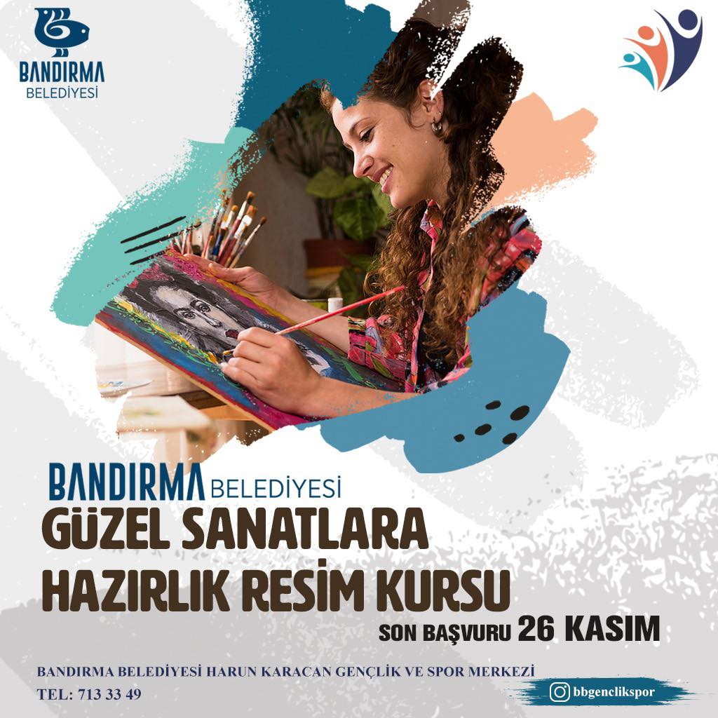 BANDIRMA BELEDİYESİNDEN GENÇ SANATÇILARA AÇIK ÇAĞRI