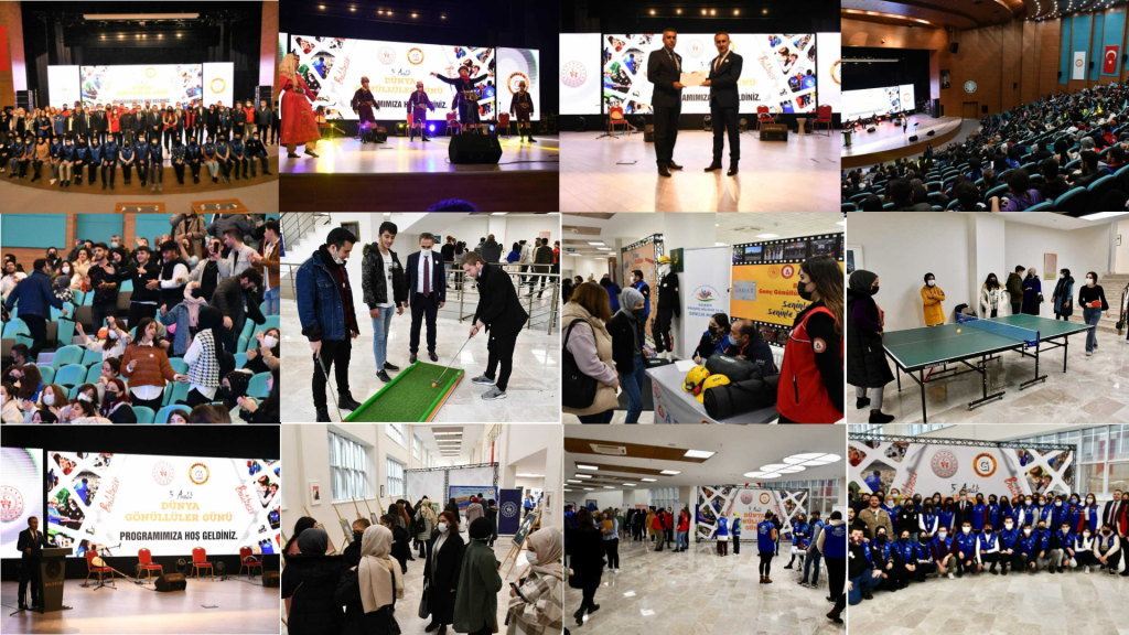GENÇLER “DÜNYA GÖNÜLLÜLER GÜNÜ”NDE BULUŞTU