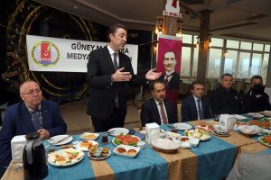 BAŞKAN TOLGA TOSUN GÜNEY MARMARA MEDYA ÇALIŞANLARI DERNEĞİ İLE BİR ARAYA GELDİ