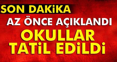 Bandirma da Okullar Kaç Gün Tatil Edildi?