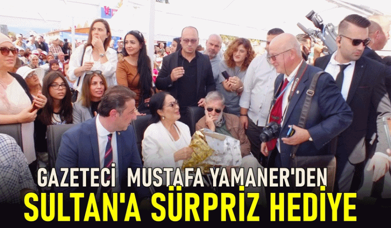 MUSTAFA YAMANER’DEN TÜRKAN ŞORAY’A ANLAMLI HEDİYE