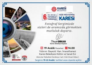 KARESİ’NİN EN GÜZEL KARELERİ SERGİLENECEK