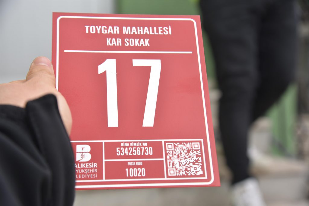 Büyükşehir’den Balıkesir’e kare kodlu akıllı numarataj