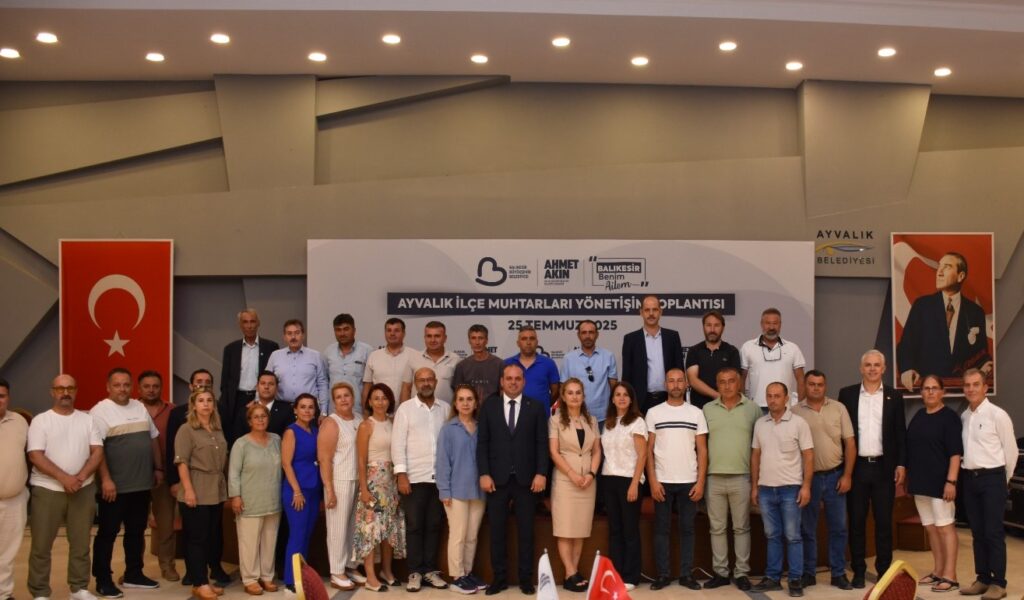 Balıkesir Büyükşehir Belediyesi’nden Ayvalık’ta Muhtarlar Buluşması