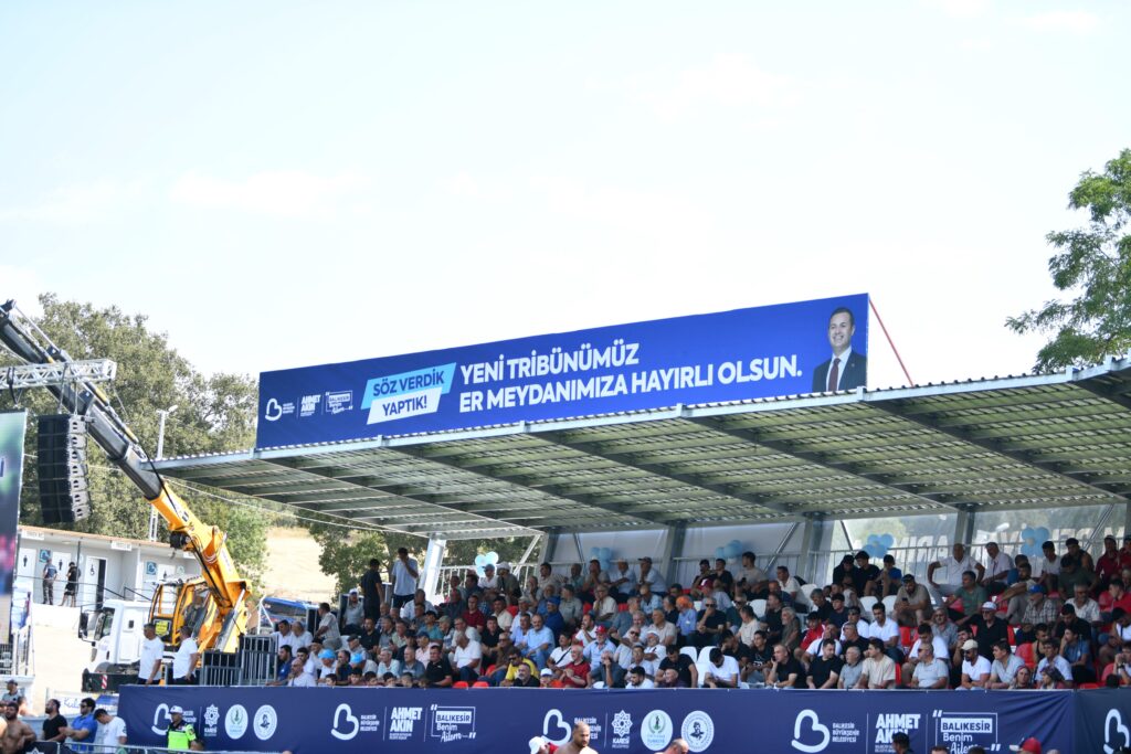 Başkan Akın, Kurtdere Er Meydanı’nı güzelleştirmeye devam edecek