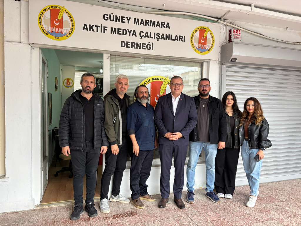 Büyükşehir Basın Daire Başkanı Mutlu Tanrıkulu Bandırma Ziyaretleri