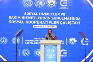 Bakanımız Göktaş, “Sosyal Hizmetler ve Bakım Hizmetlerinin Sunulmasında Sosyal Kooperatifler Çalıştayı”nda konuştu