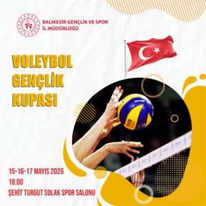 Voleybol Gençlik Kupası Heyecanı Başlıyor !