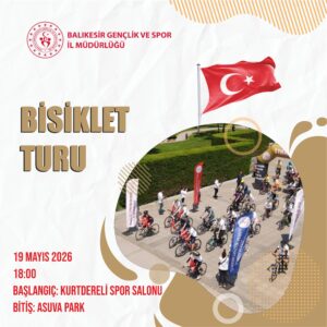 19 Mayıs Coşkusu Bisiklet Turu ile Yaşanacak