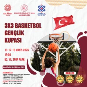 3×3 Basketbol Gençlik Kupası Heyecanı Başlıyor!