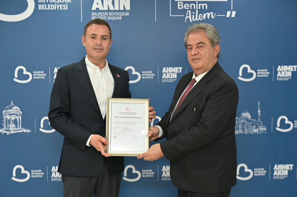 Ahmet Akın’ın Sürdürülebilir Su Yönetimi Vizyonu Belgelendi